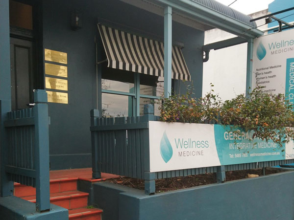 Street view of the entrance to Wellness Medicine GP Clinic in Clifton Hill